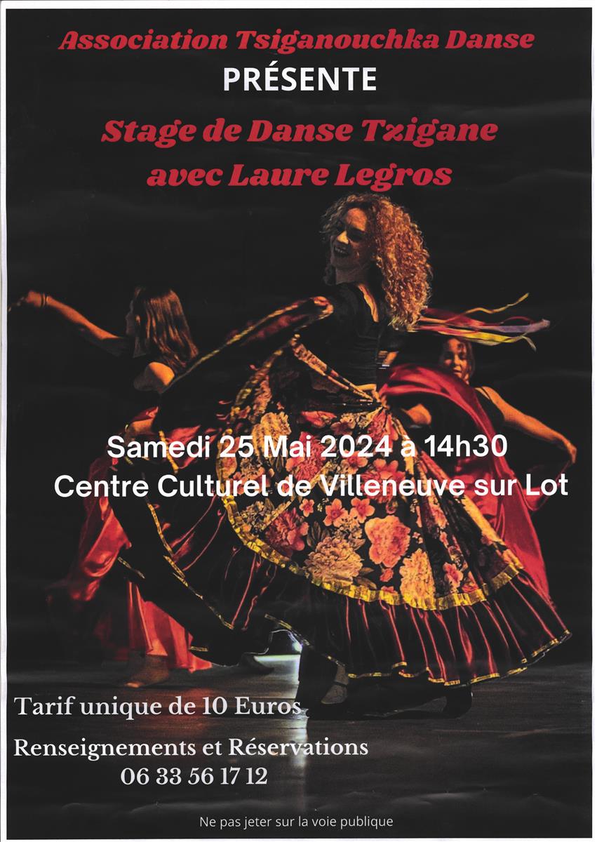 Stage de danse Tzigane avec Laure Legros