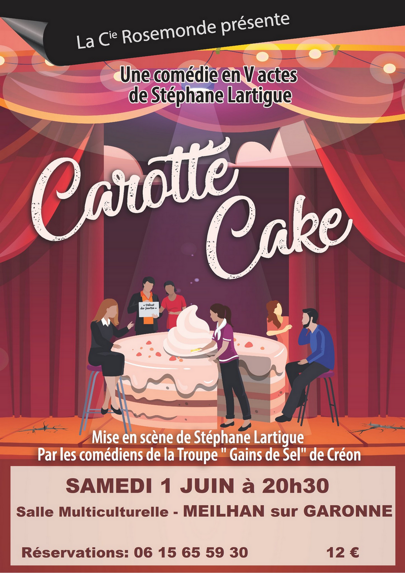 Théâtre "Carotte Cake" par la Compagnie Rosemonde