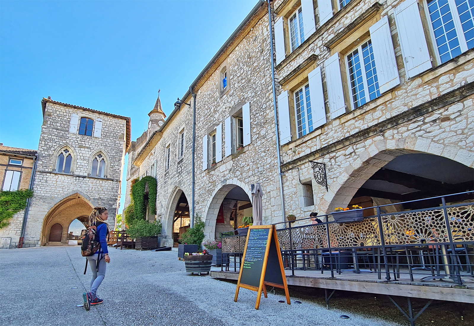 Visit of the bastide town of Monflanquin