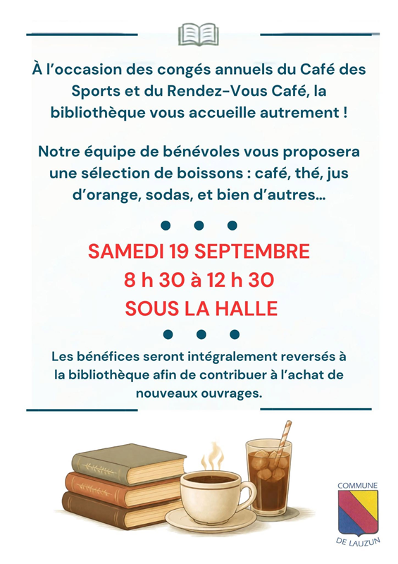 Micro-Folie : Café éphémère au profis de la bibliothèque