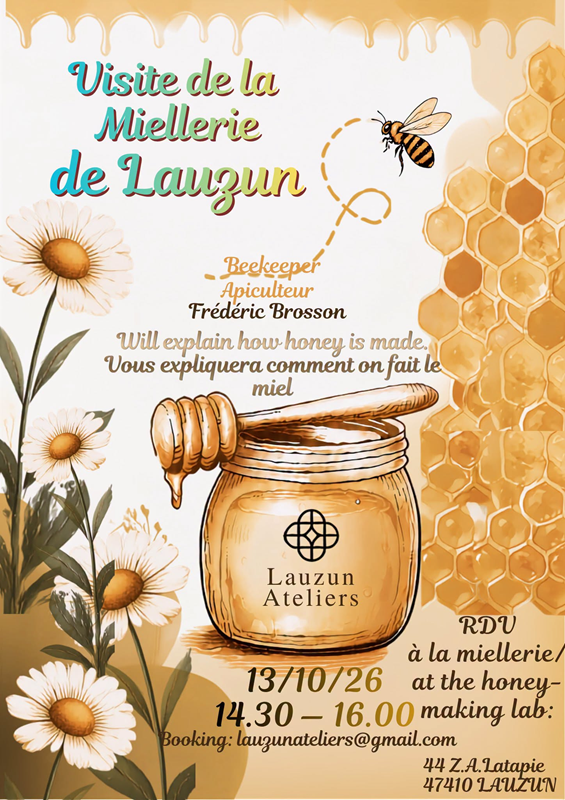 Visite de la Mielleri ... - Crédit: ©lauzunatelier | CC BY-NC-ND 4.0