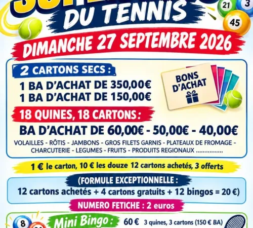 Loto tennis port sainte marie