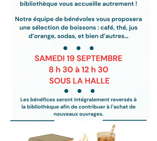 Micro-Folie : Café éphémère au profit de la bibliothèque