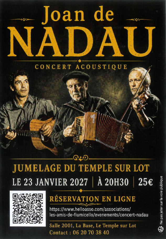 Nadau en concert - Crédit: ©Jumelage Le Temple sur Lot | CC BY-NC-ND 4.0