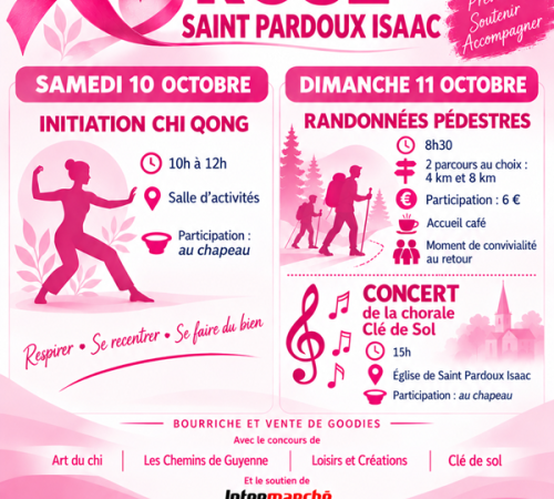 Octobre Rose à Saint-Pardoux-Isaac
