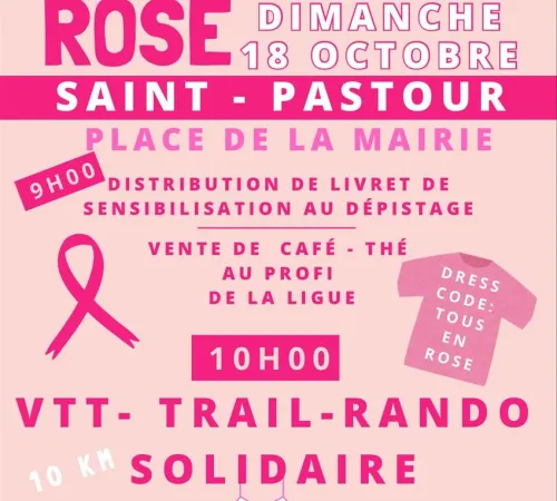 Octobre rose : trail et randonnée