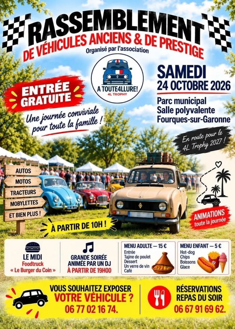Rassemblement de véhi ... - Crédit: ville de fourques sur garonne | CC BY-NC-ND 4.0