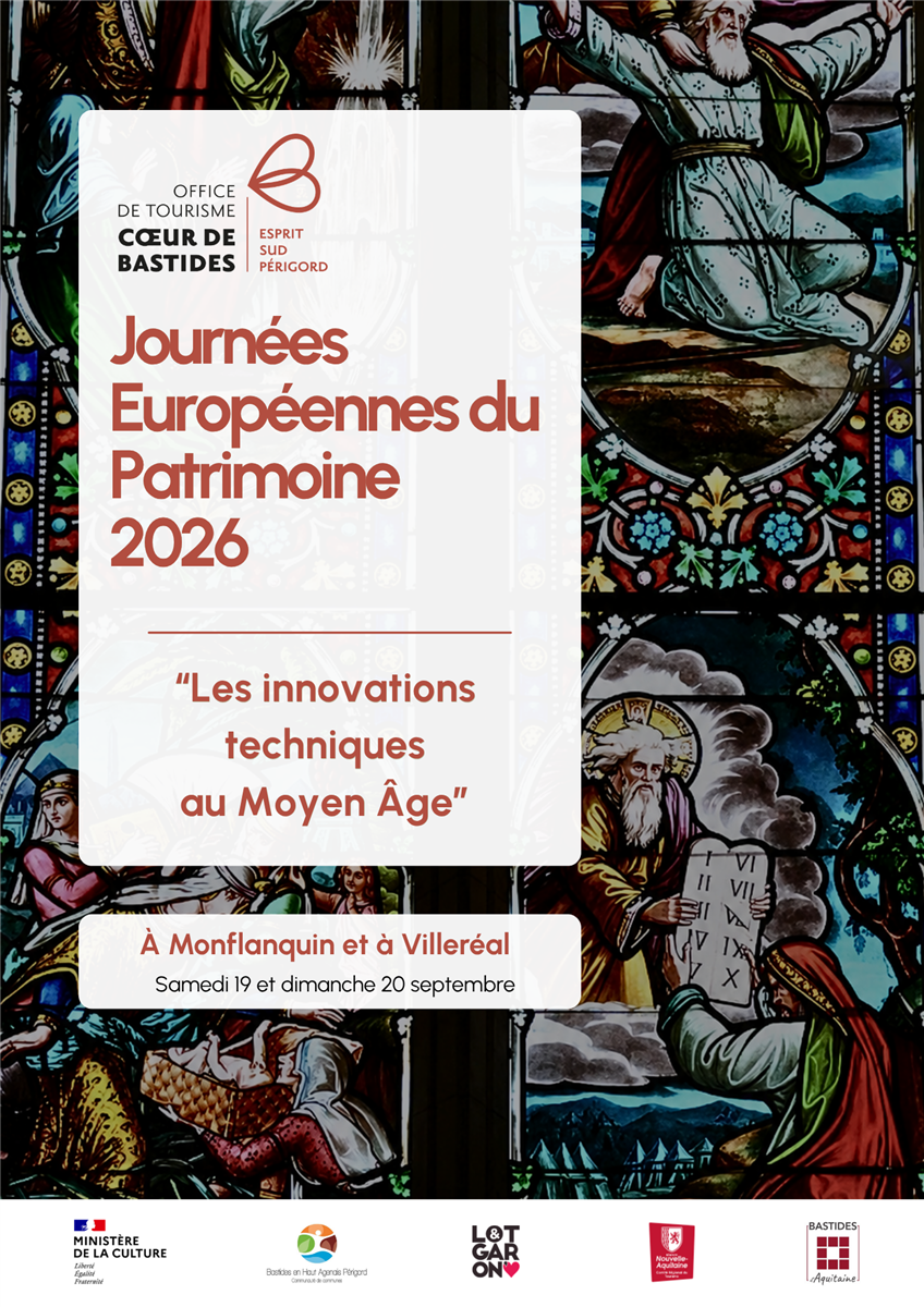 Journées Européennes du Patrimoine 2026 - Exposition "Les innovations techniques à l’époque des bastides"