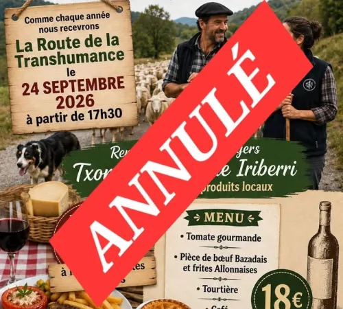 Route de la Transhumance 2026 - ANNULÉ