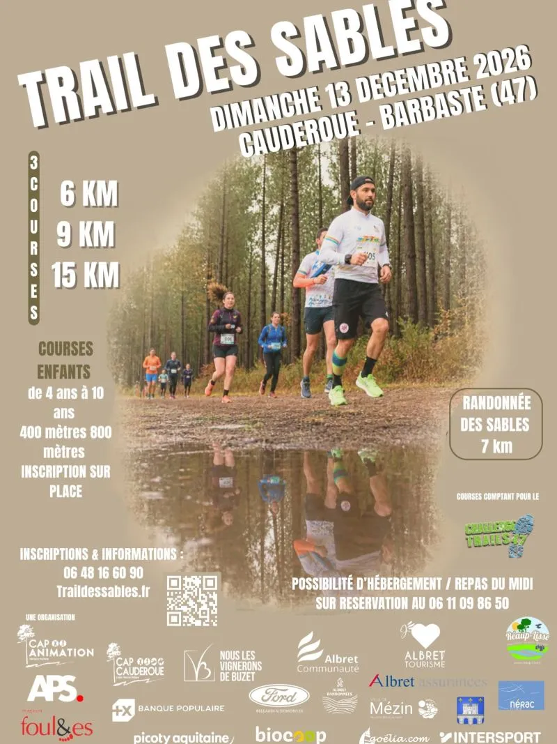 Trail des Sables 2026 - Crédit: Association Cap Animation | CC BY-NC-ND 4.0