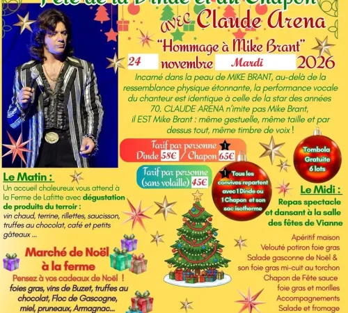 Fête de la dinde et du chapon à la ferme de Lafitte