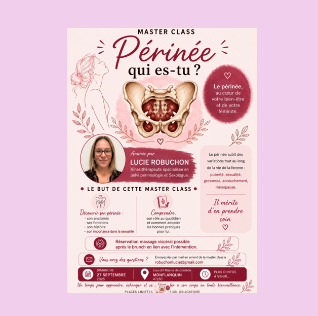 Master Class :  Périnée Qui es Tu? 