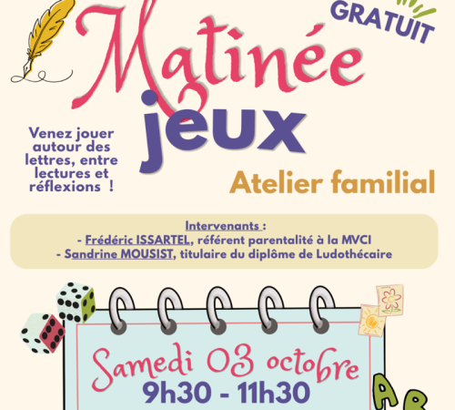 Matinée jeux