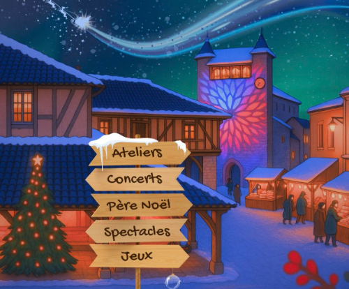 Marché de Noël - Vill ... - Crédit: Amicale des Commerçants Villeréal | CC BY-NC-ND 4.0