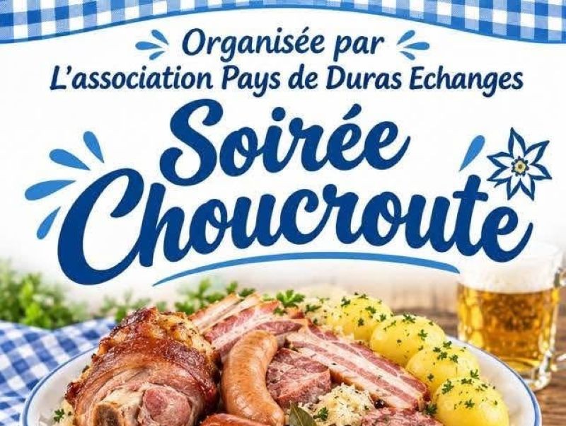 Soirée choucroute - Crédit: Villeneuve de Duras | CC BY-NC-ND 4.0