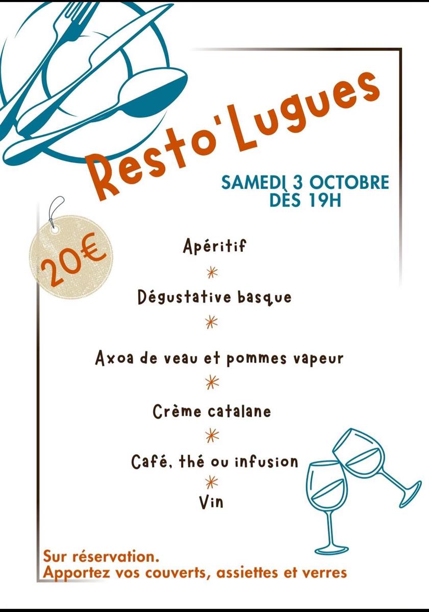 Le Resto'Lugues - Crédit: Les Lugues | CC BY-NC-ND 4.0
