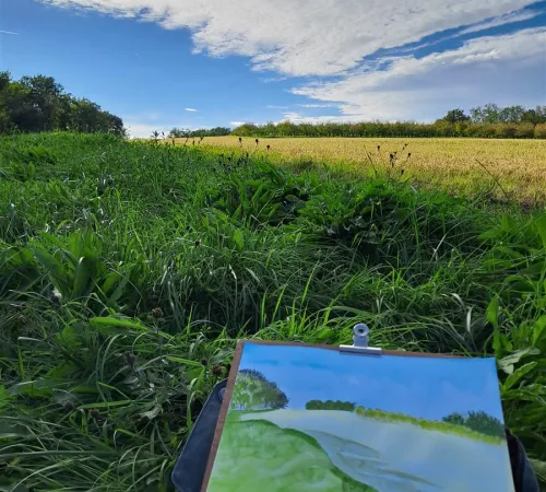 Atelier aquarelle dans le Pays de Serres