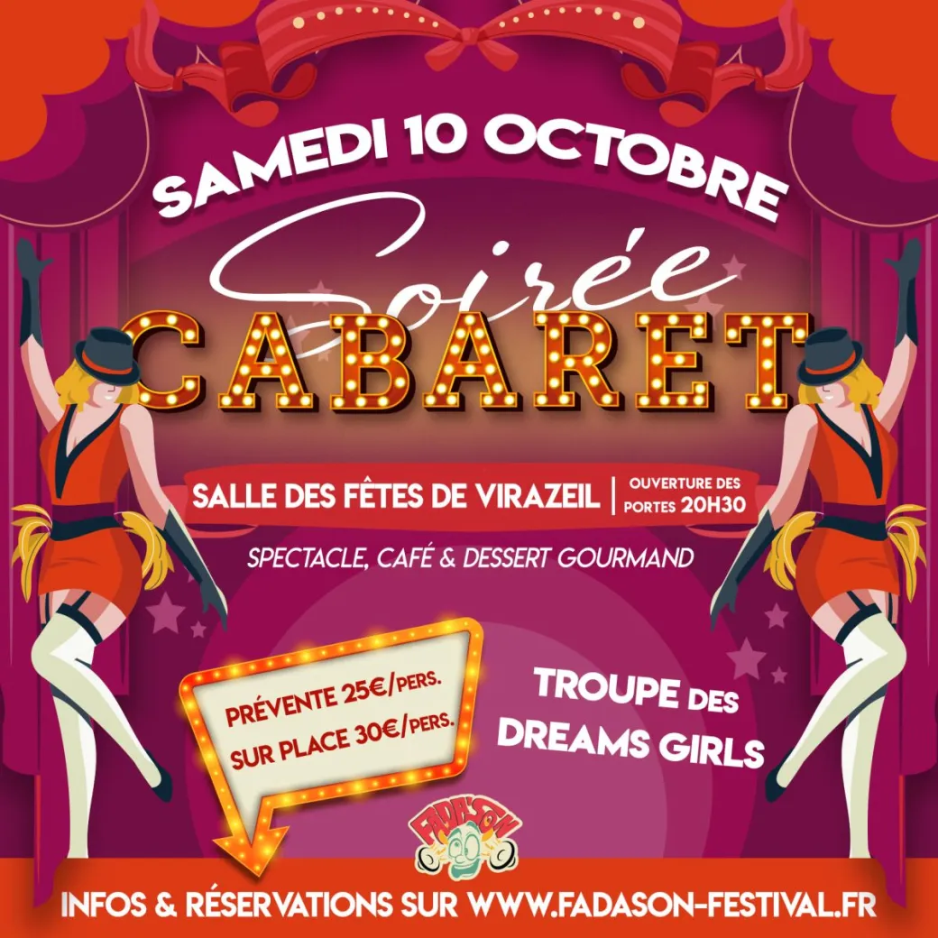 Soirée Cabaret à Virazeil