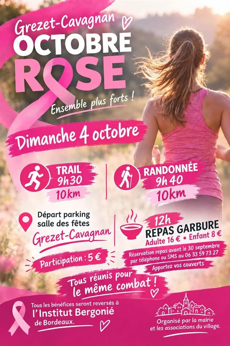Octobre rose au Greze ... - Crédit: Mairie | CC BY-NC-ND 4.0