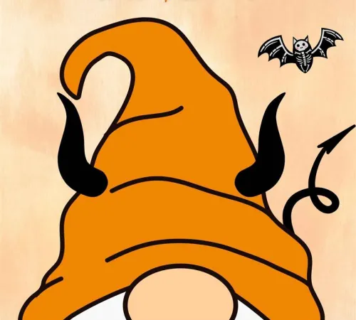 Chasse aux gnomes d'Halloween