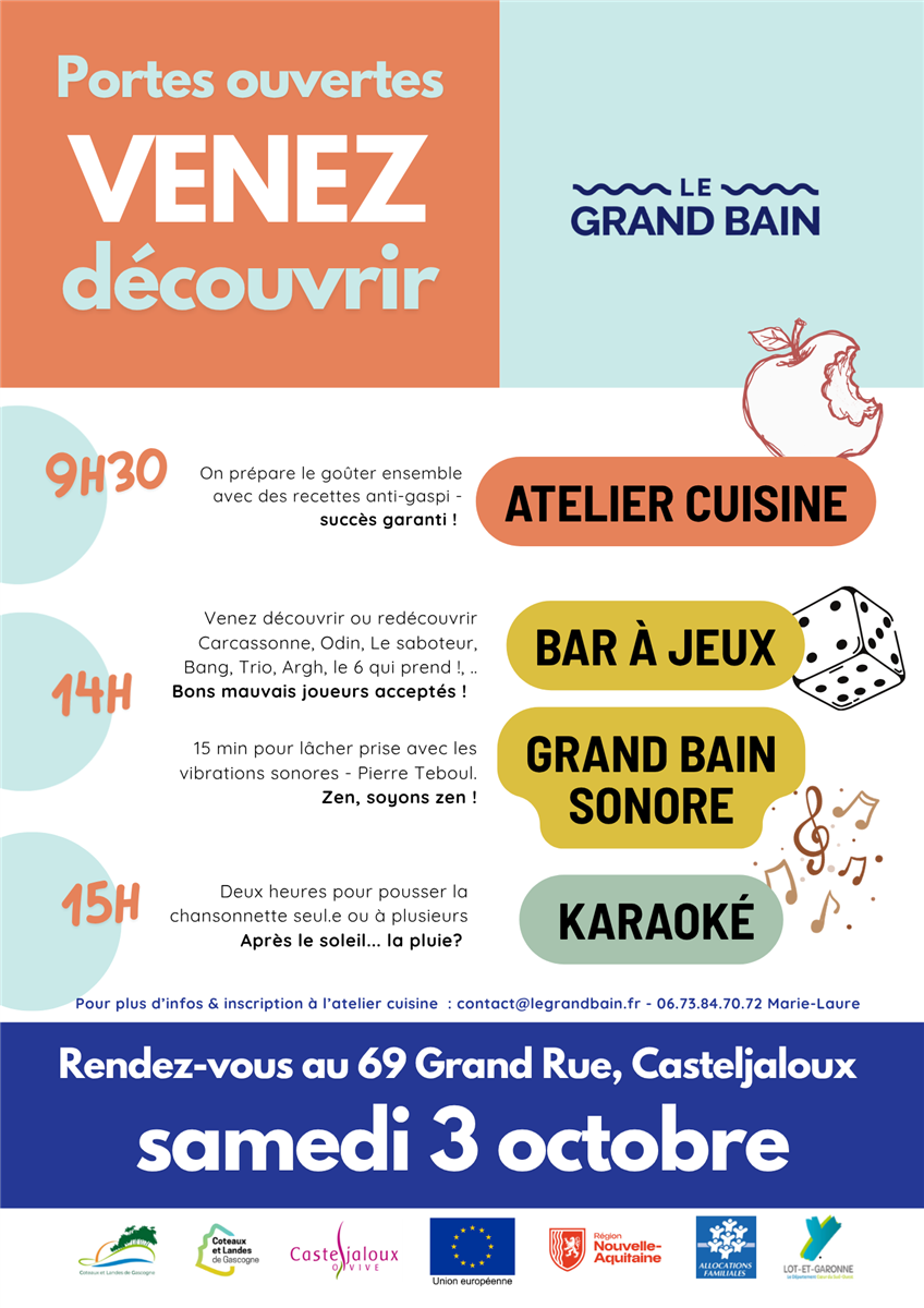 Portes ouvertes au Grand bain