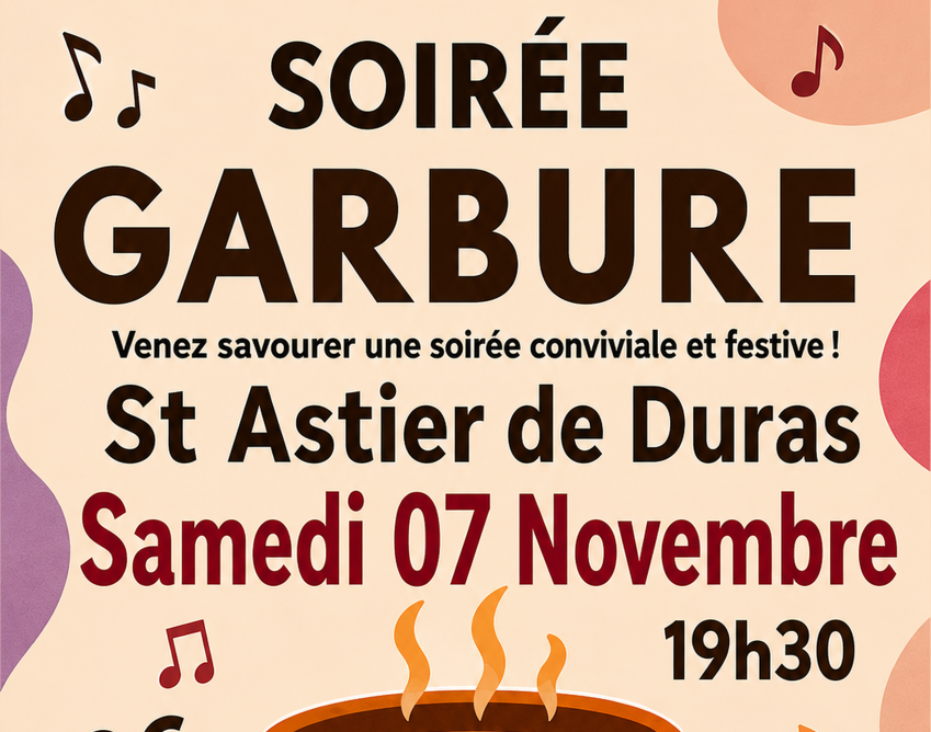 Soirée garbure - Crédit: Astériens en Fête | CC BY-NC-ND 4.0
