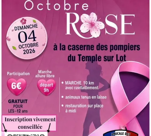 Octobre rose : marche