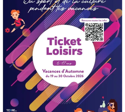 Ticket Loisirs Vacances Automne 2026