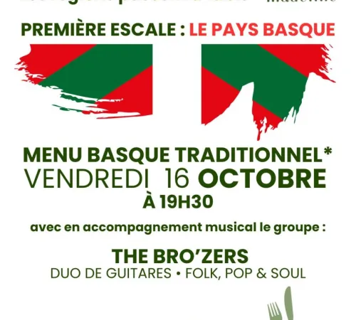 Tour des régions chez Ô bistro Madeline : le Pays Basque.