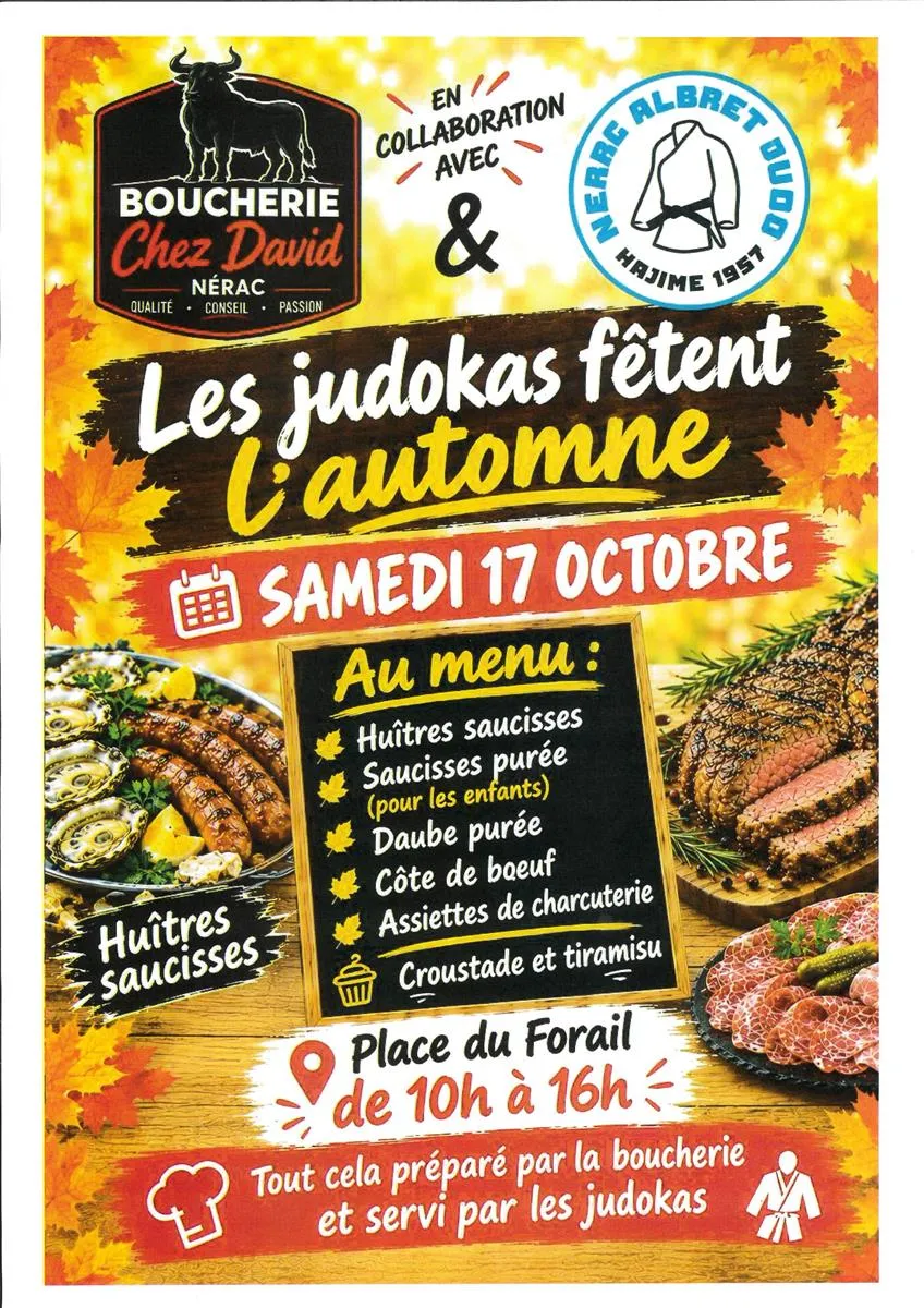 Les judokas fêtent l' ... - Crédit: Nérac Albret Judo et Boucherie Chez David | CC BY-NC-ND 4.0