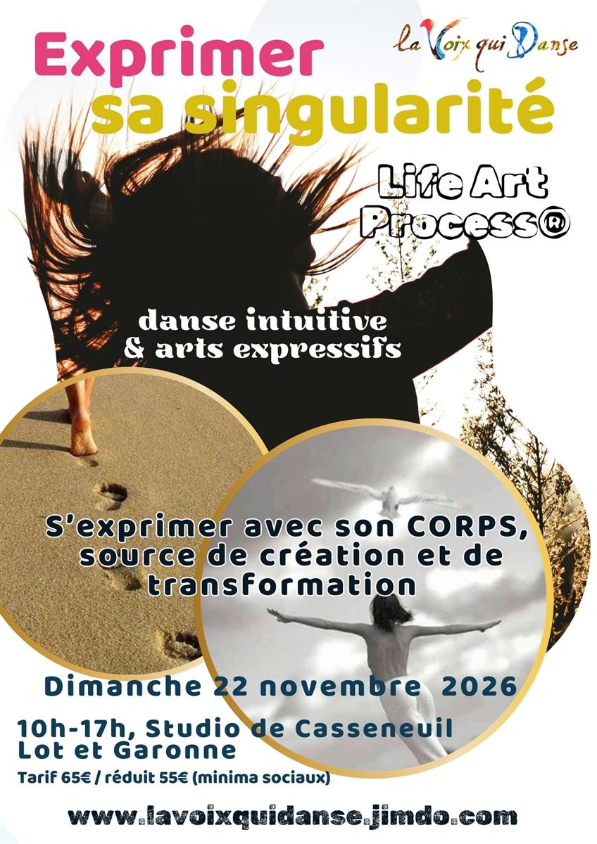 Stage de danse: Expri ... - Crédit: La voix qui danse | CC BY-NC-ND 4.0