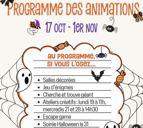Animations vacances d'automne au château de Duras