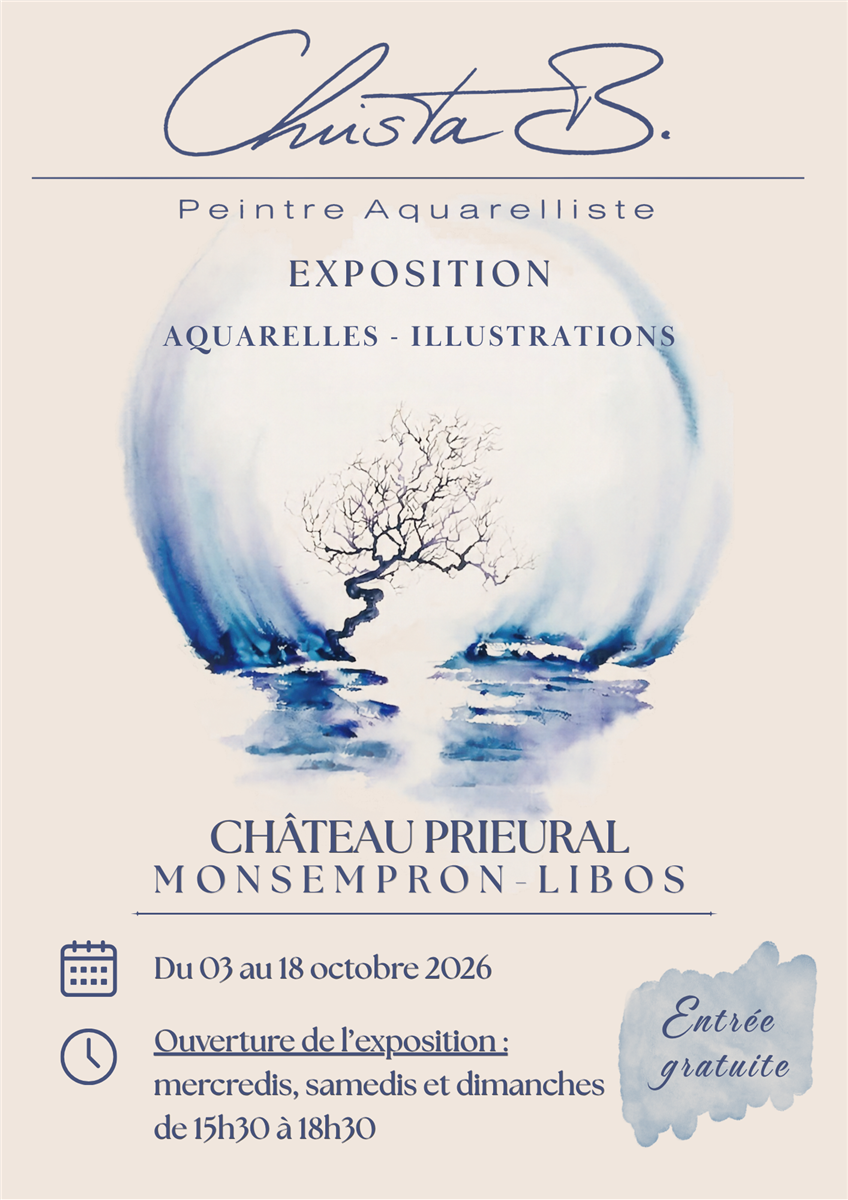 Exposition d'aquarell ... - Crédit: ©Christa B | CC BY-NC-ND 4.0