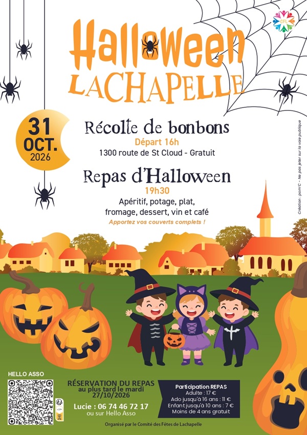 Halloween - récolte d ... - Crédit: ©comitédesfêtesdelachapelle | CC BY-NC-ND 4.0