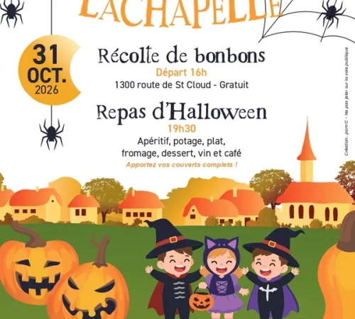 Halloween - récolte de bonbons et repas