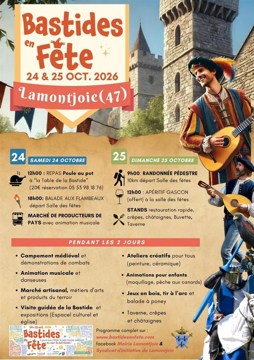 Bastides en fête - Ba ... - Crédit: Mairie de Lamontjoie | CC BY-NC-ND 4.0