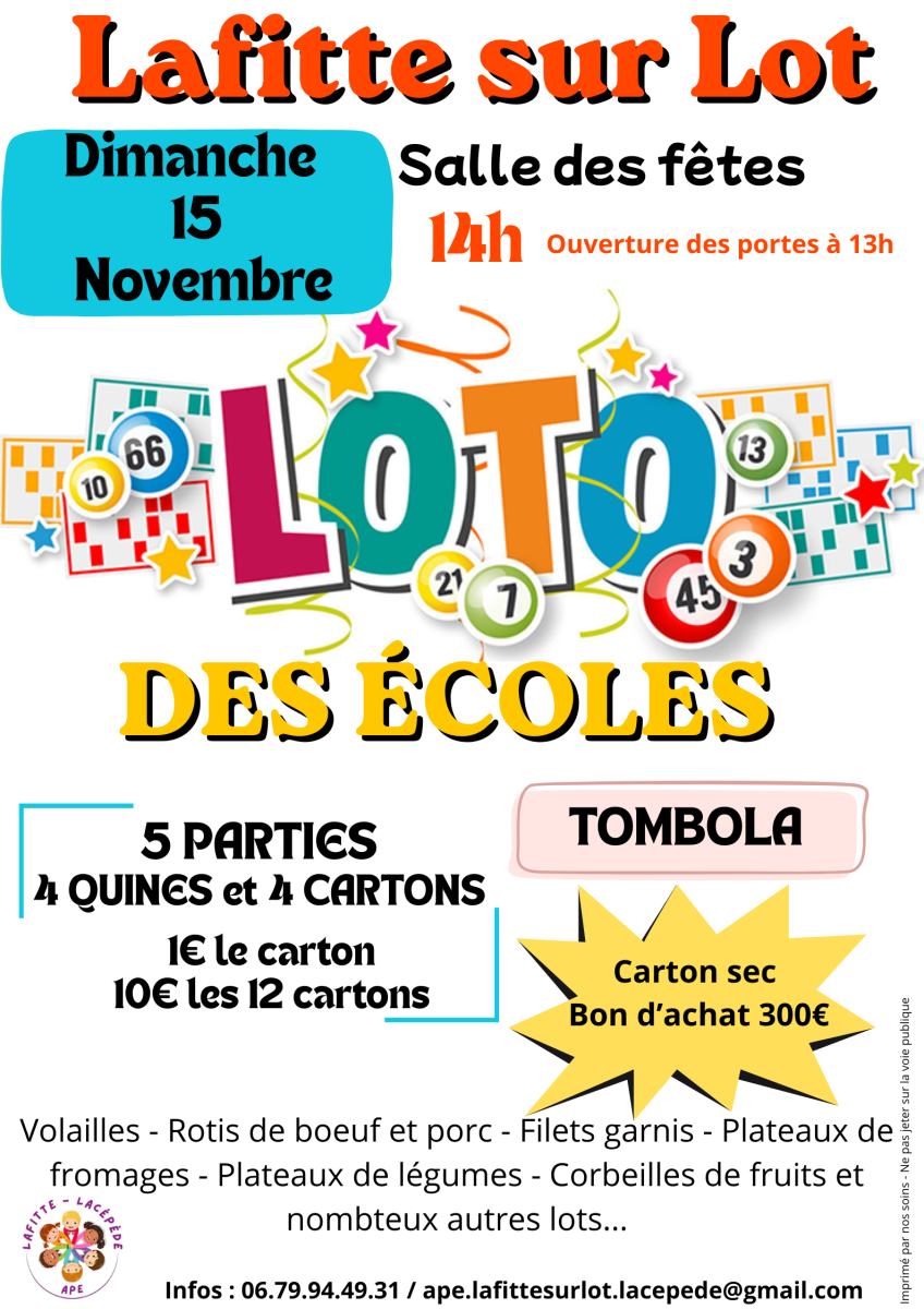Loto des Ecoles
