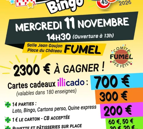 LOTO BINGO DU COMITE DES FETES DE FUMEL