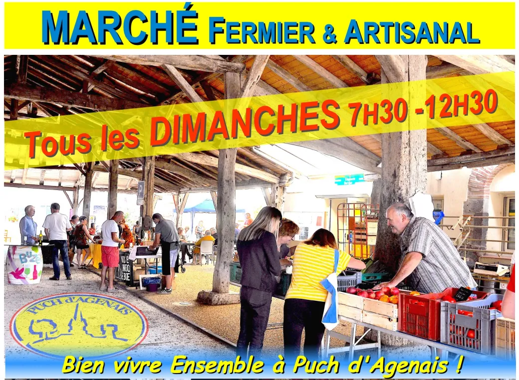 Marché traditionnel d ... - Crédit: Mairie de Puch | CC BY-NC-ND 4.0