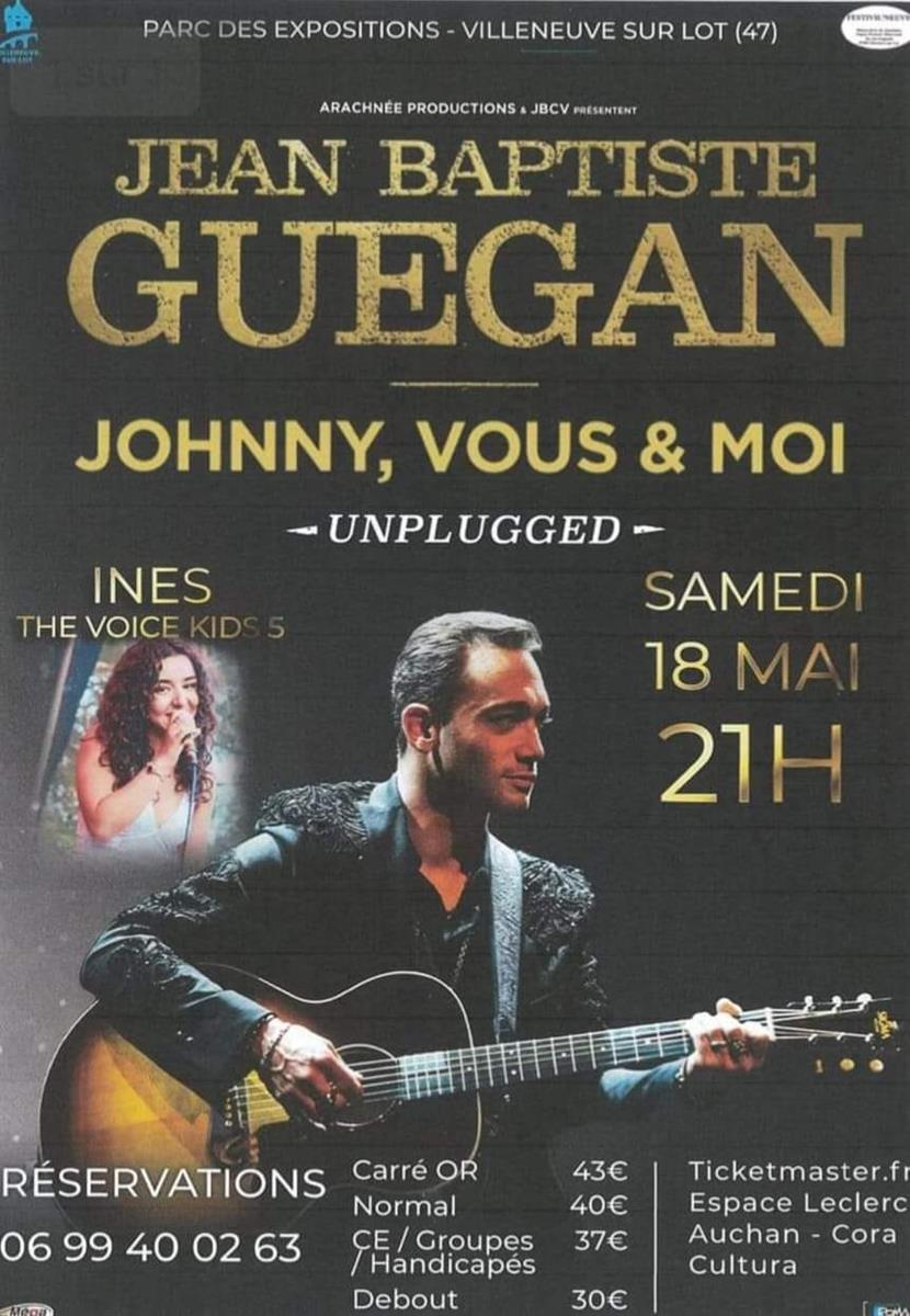 Concert "Johnny, vous et moi" de Jean Baptiste ...