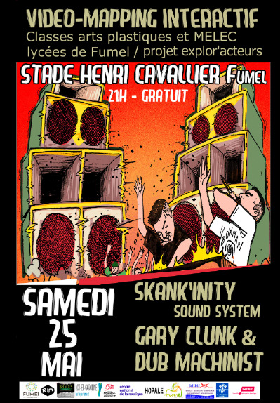 Concert sound system Skank'inity / Gary Clunk  ...