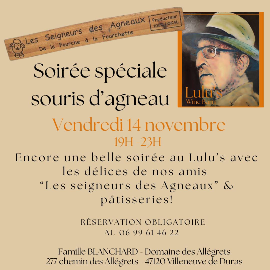 Soirée vins charcuterie et fromage au Domaine  ...