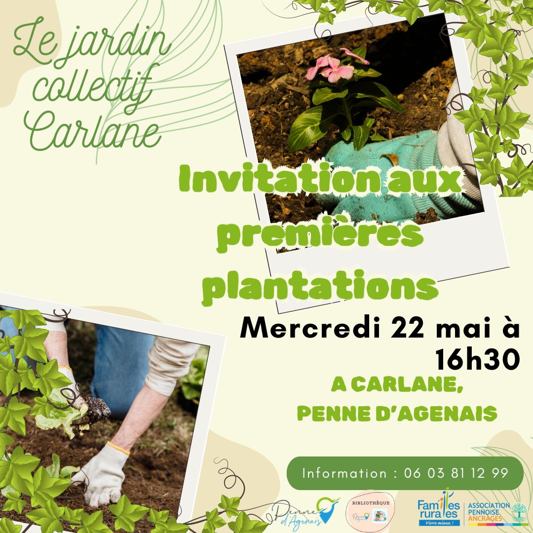 Invitation aux premières plantations - Le jard ...
