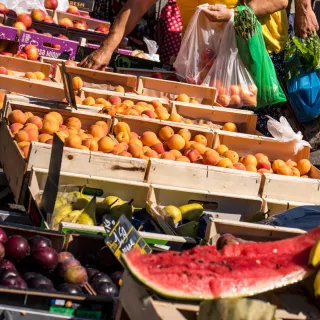 Marché traditionnel de Penne d'Agenais
