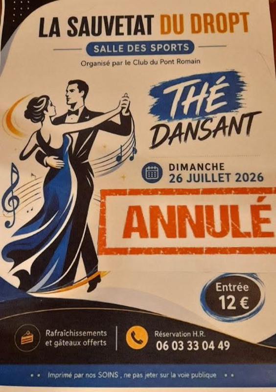ANNULÉ - Thé dansant - Crédit: ©clubdupontroman | CC BY-NC-ND 4.0