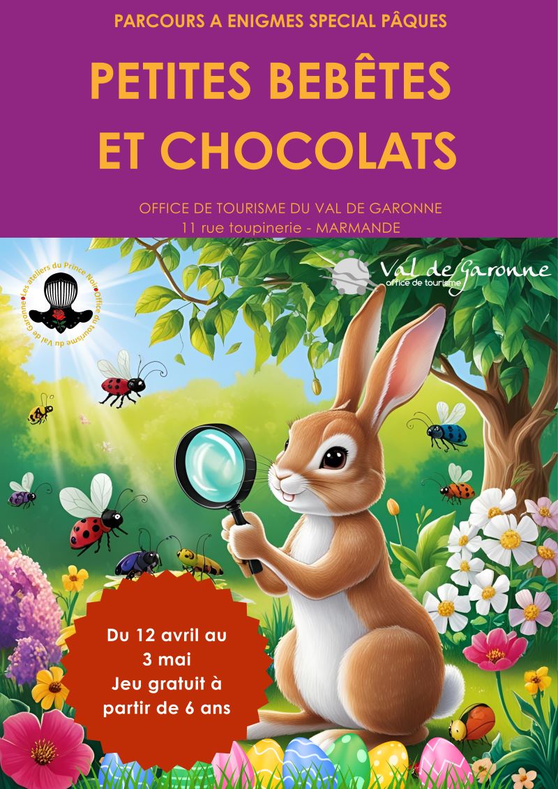 Petites bebêtes et chocolat ! - Parcours à énigmes