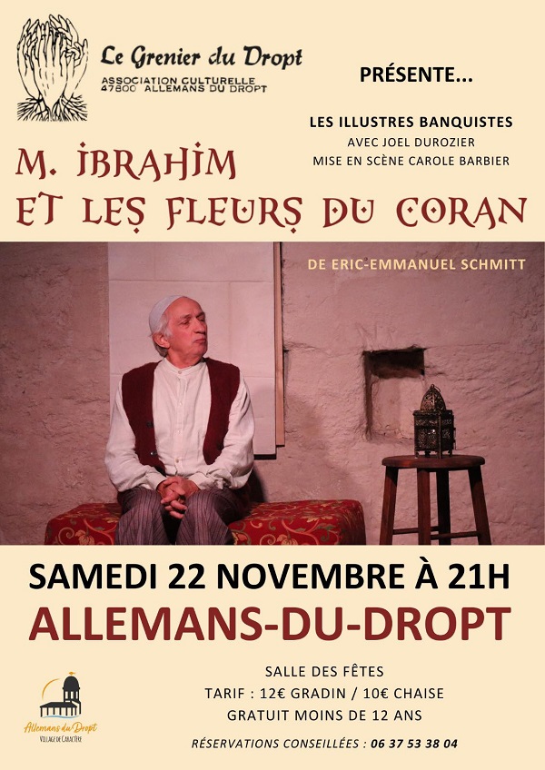 Théâtre - M.Ibrahim et les fleurs du Coran