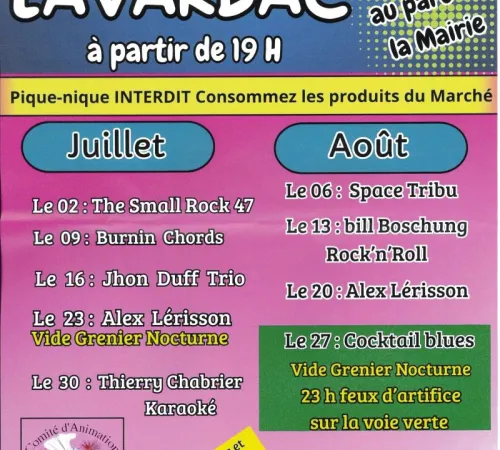 Marchés gourmands et nocturnes de Lavardac