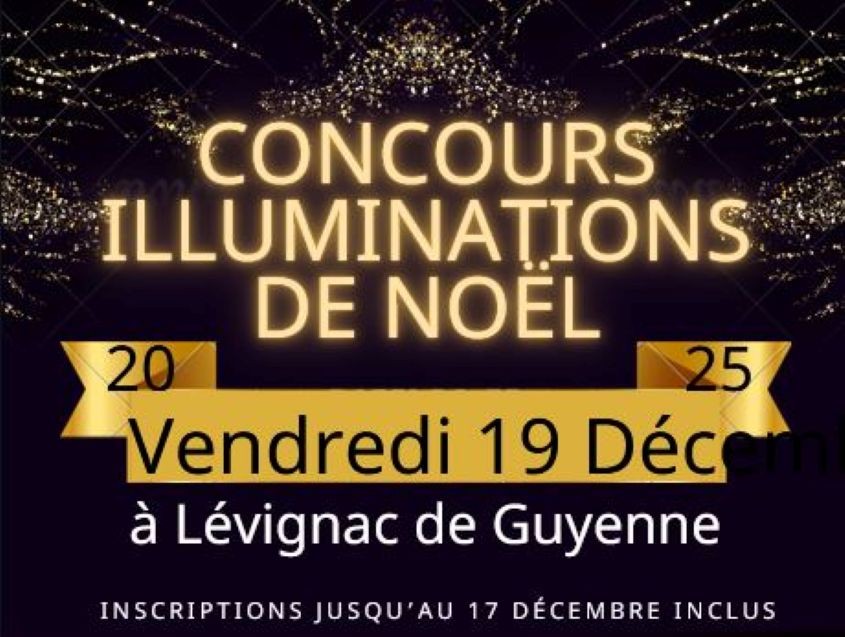 Concours illuminations de Noël de Lévignac de  ...