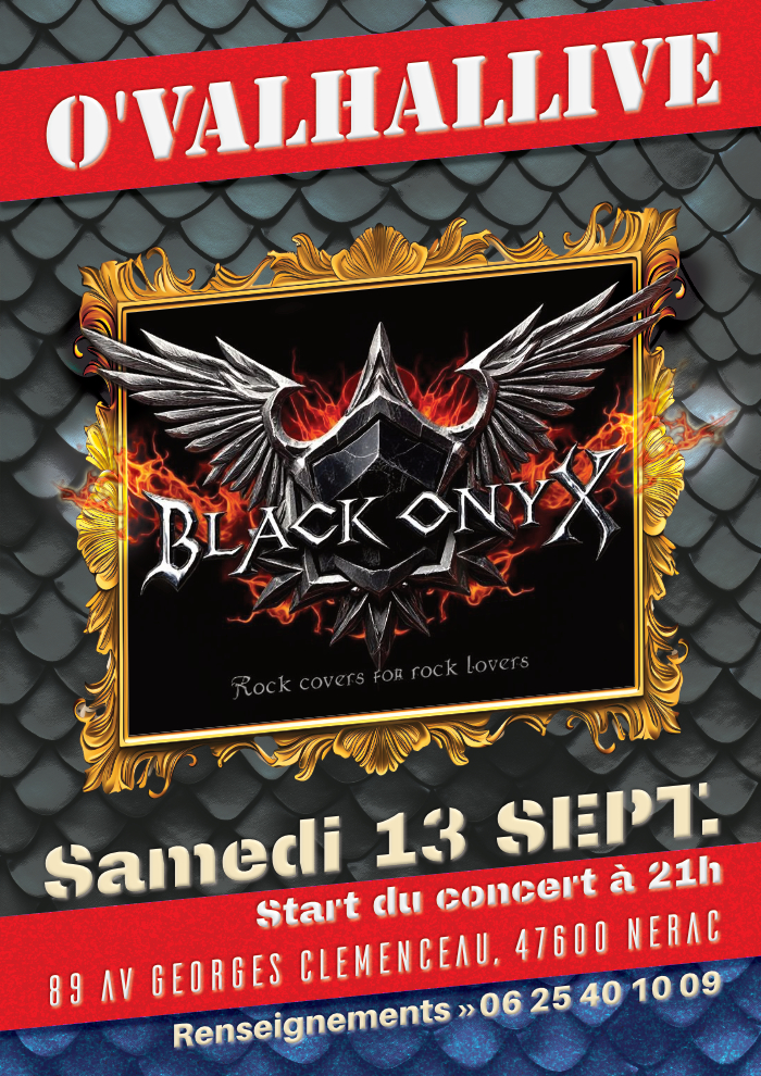 Concert Rock avec Black Onyx